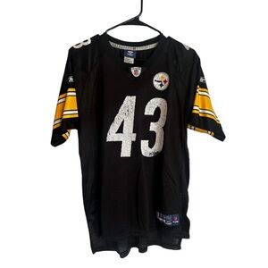 Pittsburgh Steelers Troy Polamalu #43 Youth XL Vintage Jersey